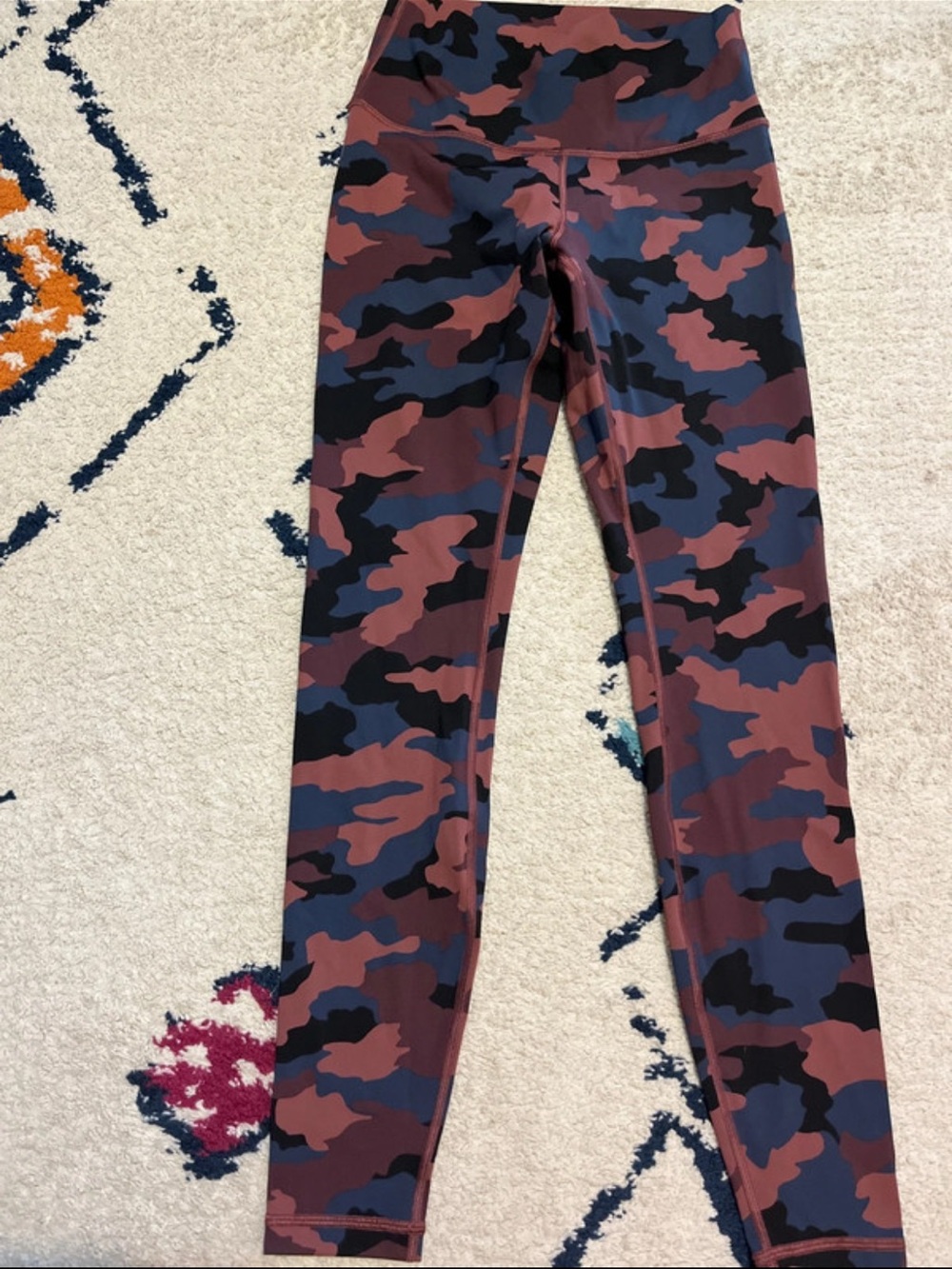 Women’s lululemon Camouflage Leggings - Mauve, Navy & Black